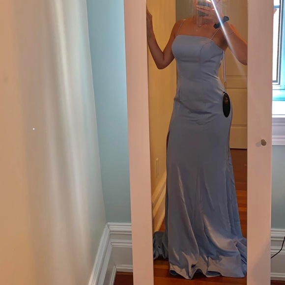 Light blue prom dress - Picture 1 of 4